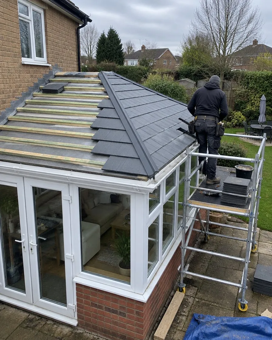 Conservatory roof replacement in Torquay